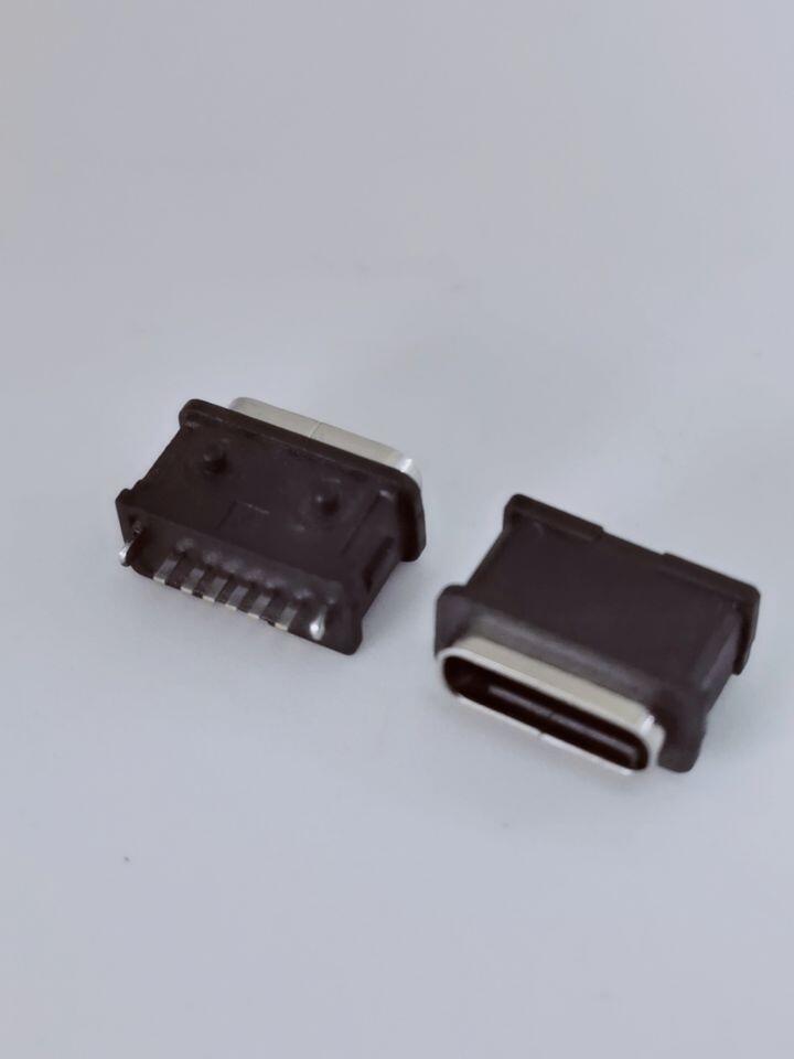 TYPE-C 6PIN ʽֱȫܷˮĸ 늄ˢֱͯBӿ