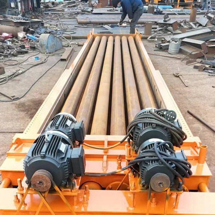 240*150牧原實心梁成型機 豬場預制梁成型機 水泥內振拉膜機定制廠家