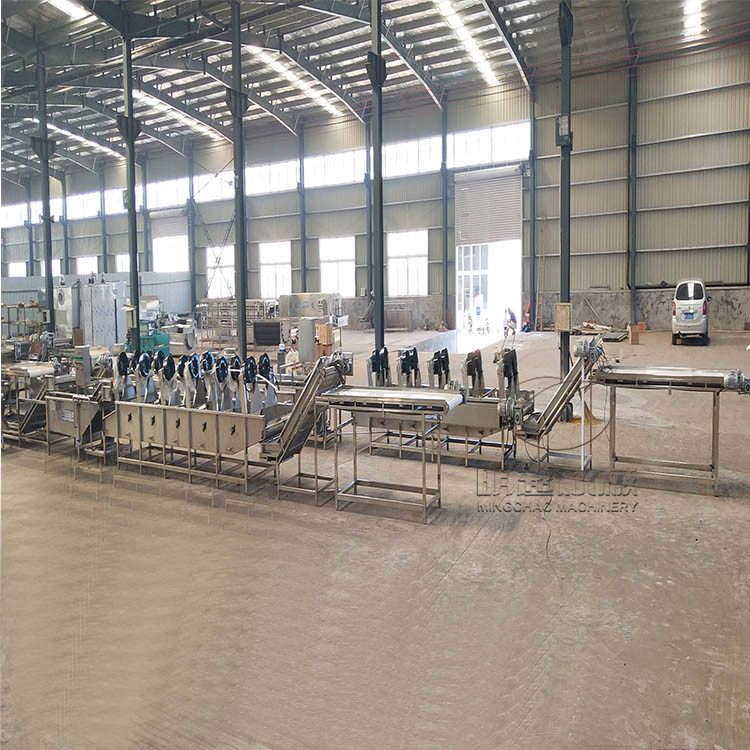 酸菜在氣泡清洗機(jī)中的加工形式是什么樣的?